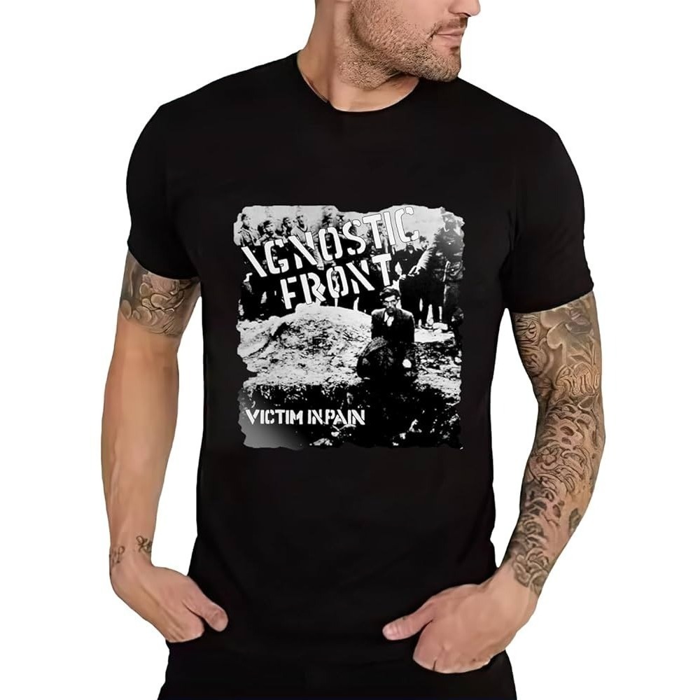 Mens Agnostic Front Victim In Pain Soft Tour Tshirt